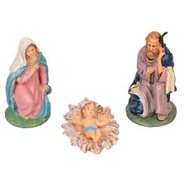 Natividad 3 figuras serie 13 cm en pvc