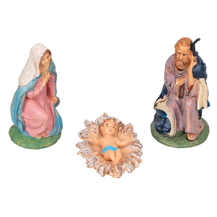 Nativity 3 figures series 13 cm in PVC