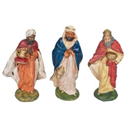 Conjunto de 3 Reyes Magos serie 12 cm en pvc