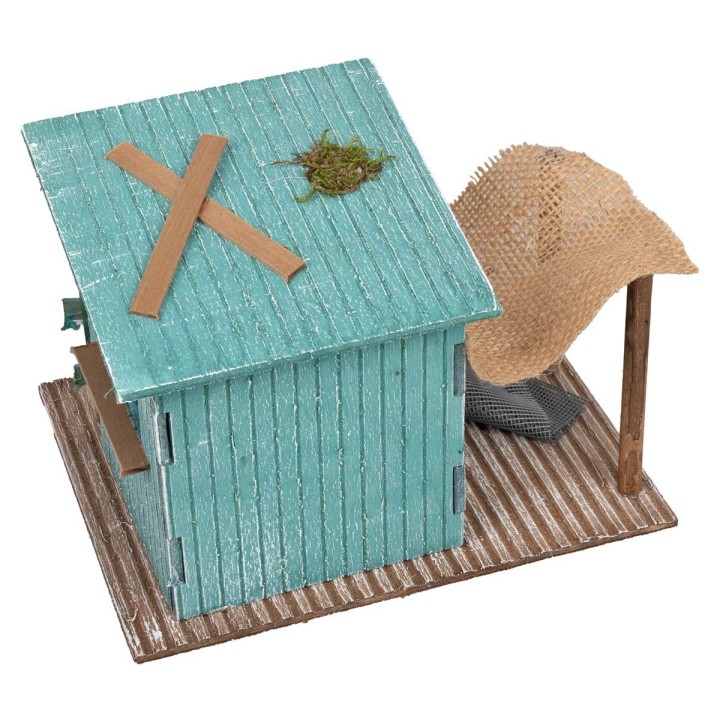 Capanno del pescatore cm 19x15x14 h