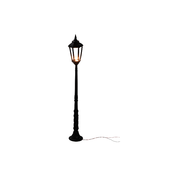 Farola con lámpara inglesa de suelo 24 cm 12v