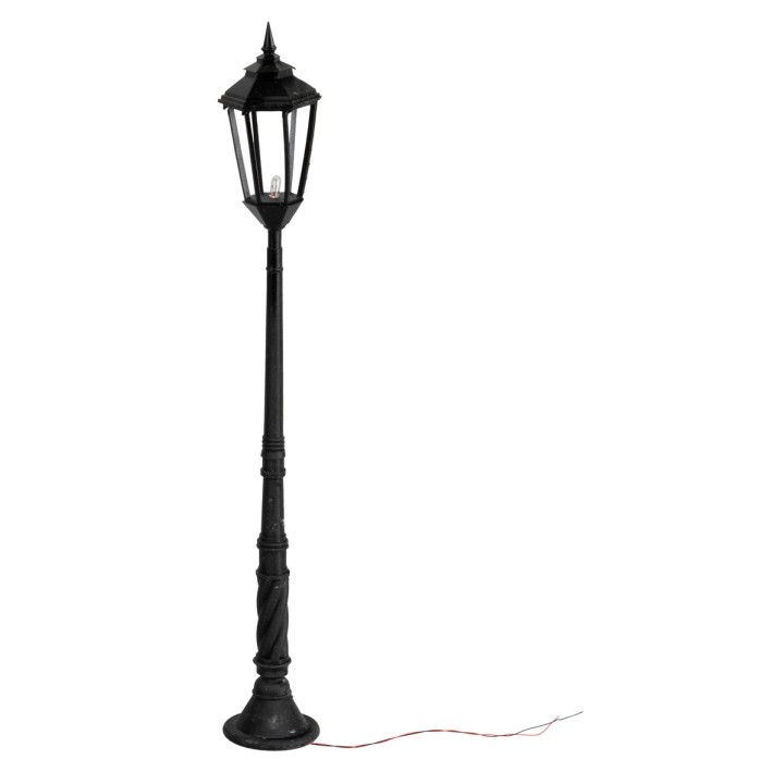Ground lamp post with English lamp 12 cm 12v