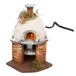 Horno con luz efecto fuego cm 10x8x14 h