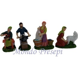 Cm 6 Set 4 oficios en resina