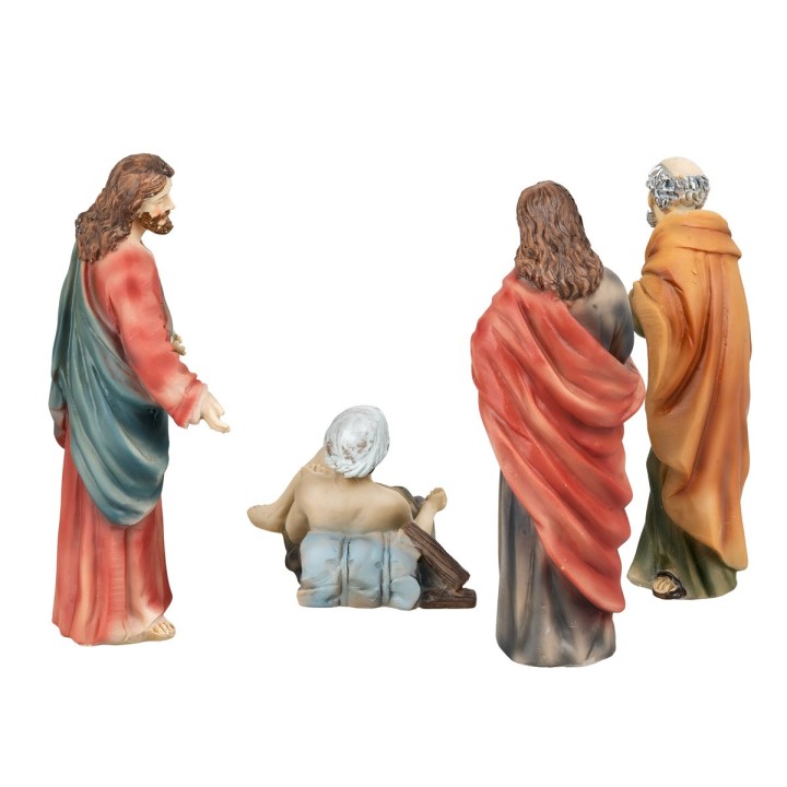Paralytic healing set 12 cm in resin