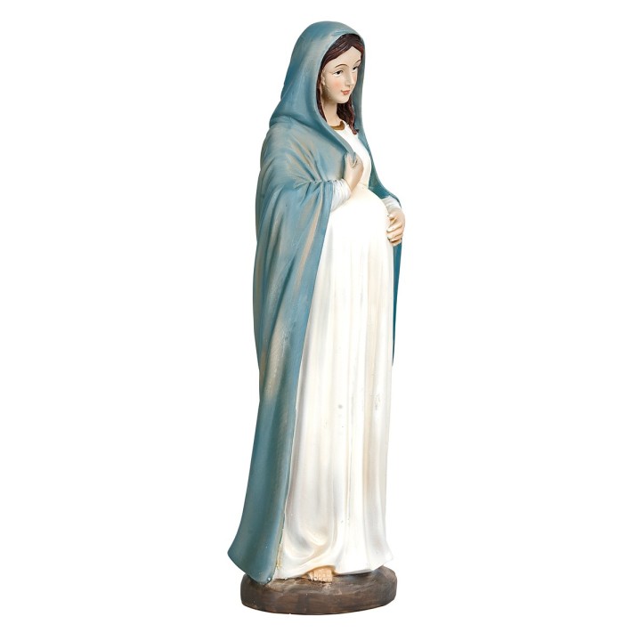 María embarazada 30 cm en resina