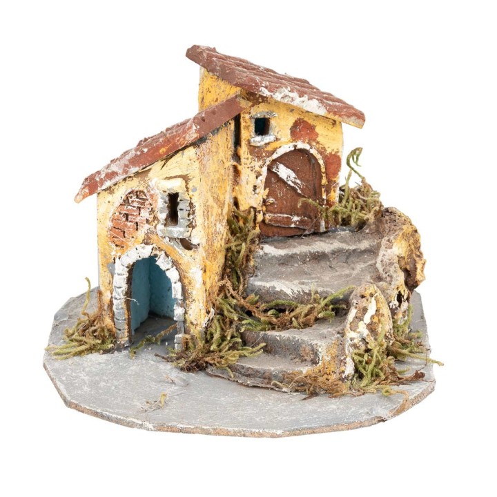 Casitas de resina con escalera cm 13,5x16,5x10,5 h