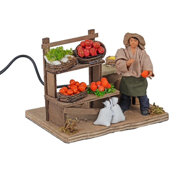Frutero con mostrador en movimiento 10 cm