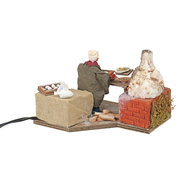 Fornaio con forno in movimento 10 cm