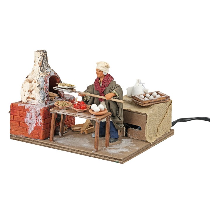 Baker with moving oven 10 cm