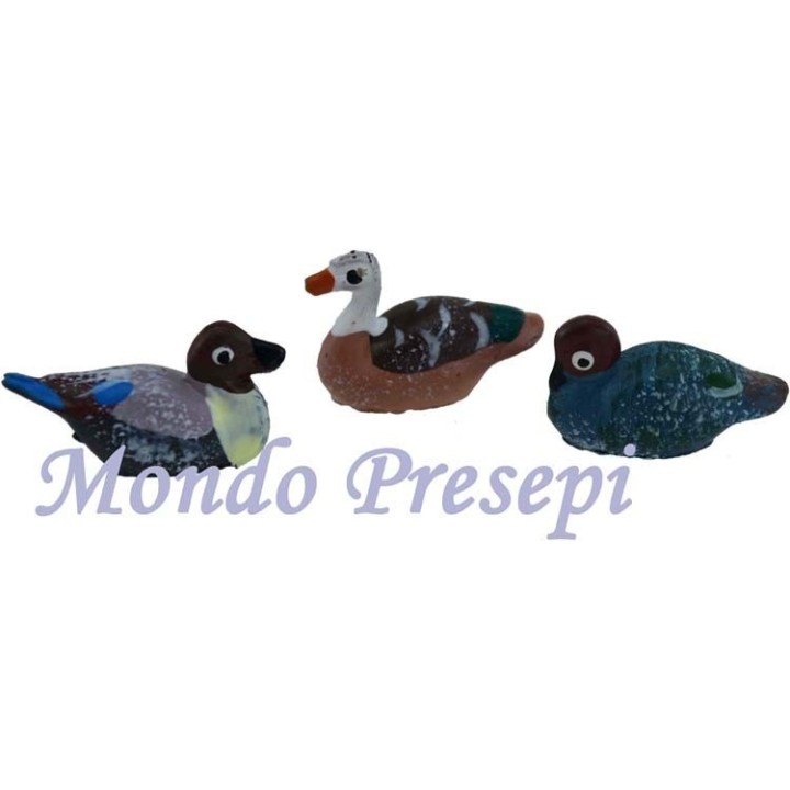 Conjunto de 3 patos cm 2,5