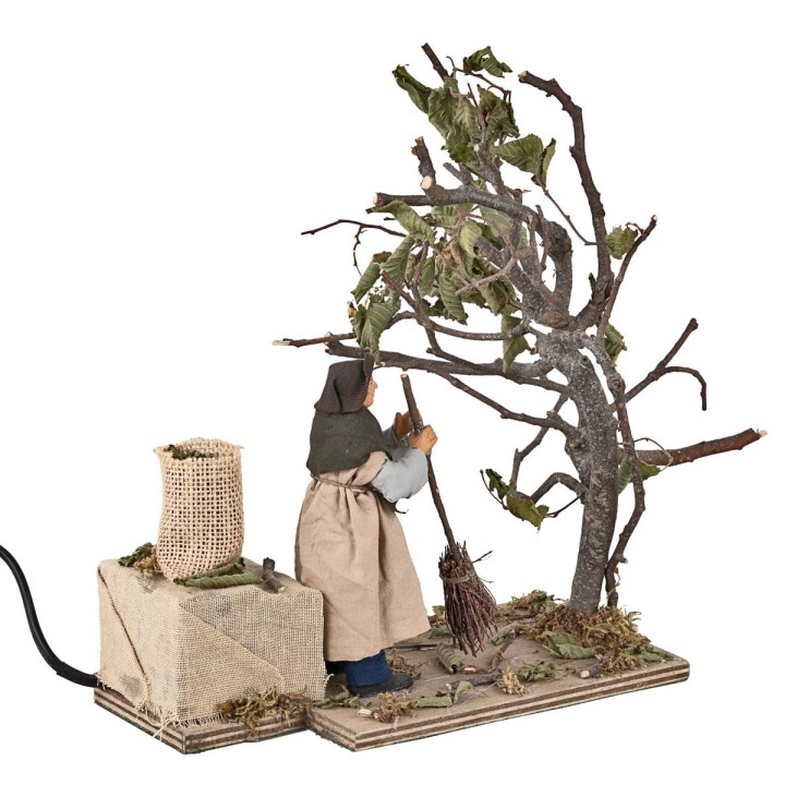 Spazzino con albero in movimento 12 cm