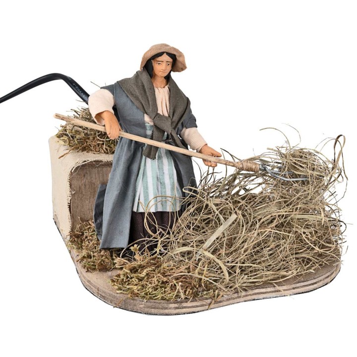 Campesina que esparce en movimiento 12 cm
