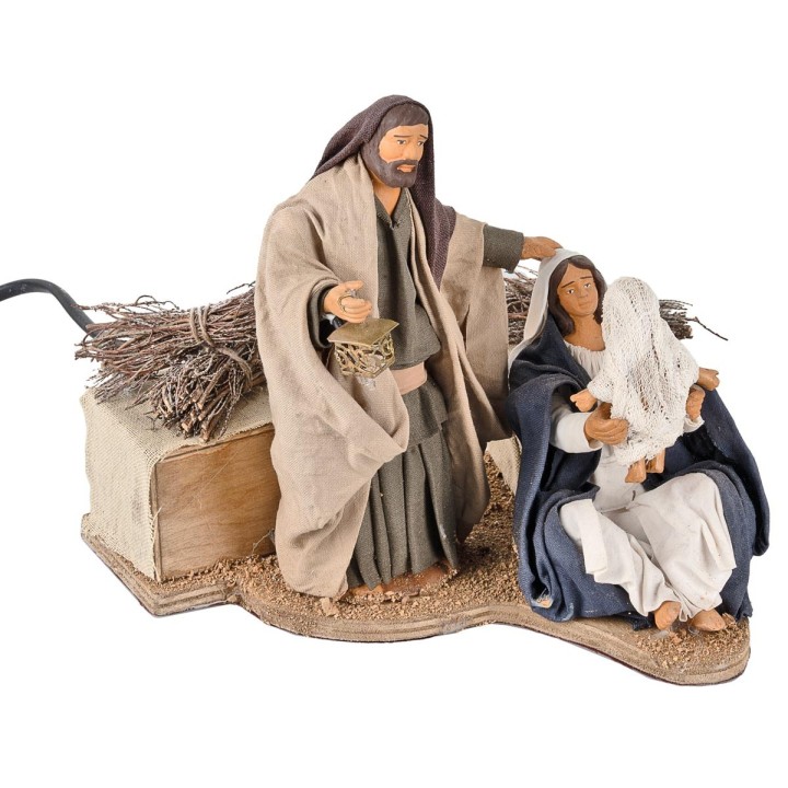 Natividad que juega con niño en movimiento serie 15 cm