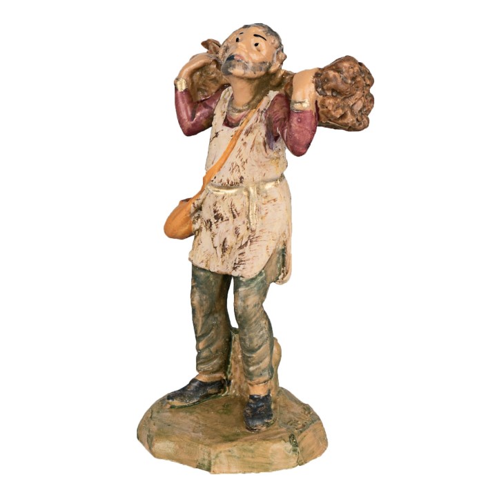 Lumberjack with fagot 6.5 cm Fontanini