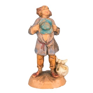 Hombre con sombrero 6,5 cm Fontanini