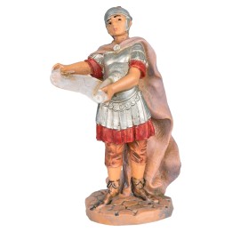 Soldier with parchment 6.5 cm Fontanini