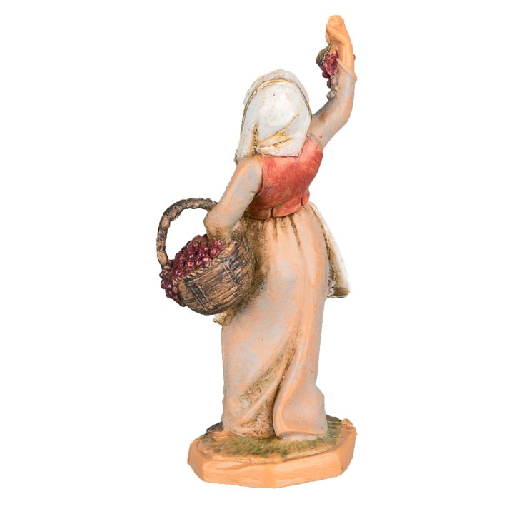 Woman with grape 6.5 cm Fontanini