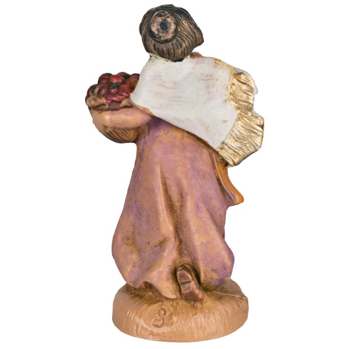 Mujer con cesta 6,5 cm Fontanini