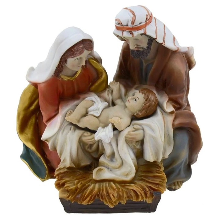Nativity in resin real height 13 cm-series 20 cm