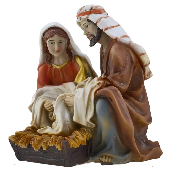 Nativity in resin real height 13 cm-series 20 cm