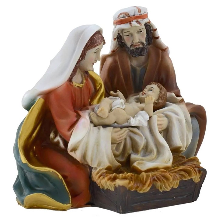 Nativity in resin real height 13 cm-series 20 cm