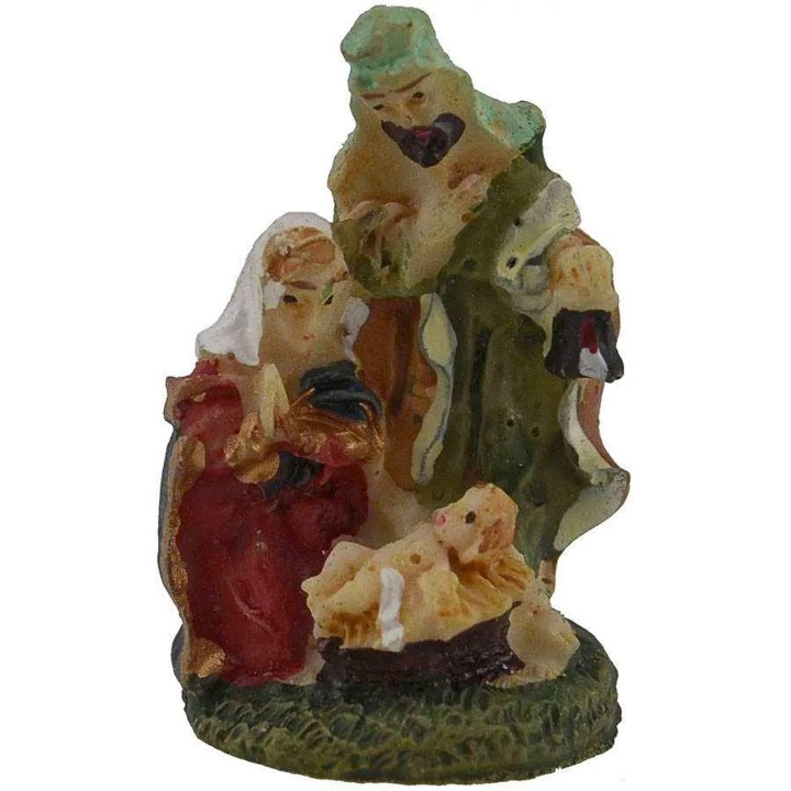 Conjunto de 6 figuras de natividad de 3 cm en resina para
