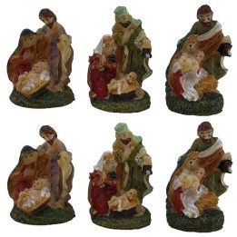 Conjunto de 6 figuras de natividad de 3 cm en resina para