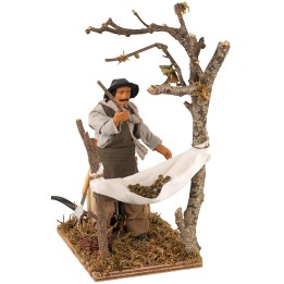 Man collecting olives in motion series 15 cm
