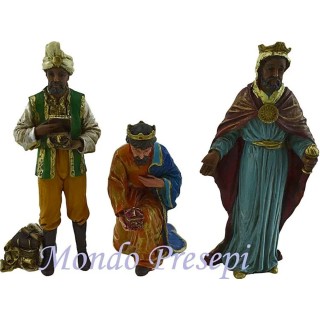 Cm 13 Set tre Rè magi cm 13 in resina