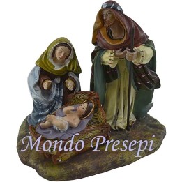 Nativity in resin Cm 12x9,5x12 h.