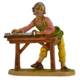 Falegname al lavoro serie da 8 cm in pvc