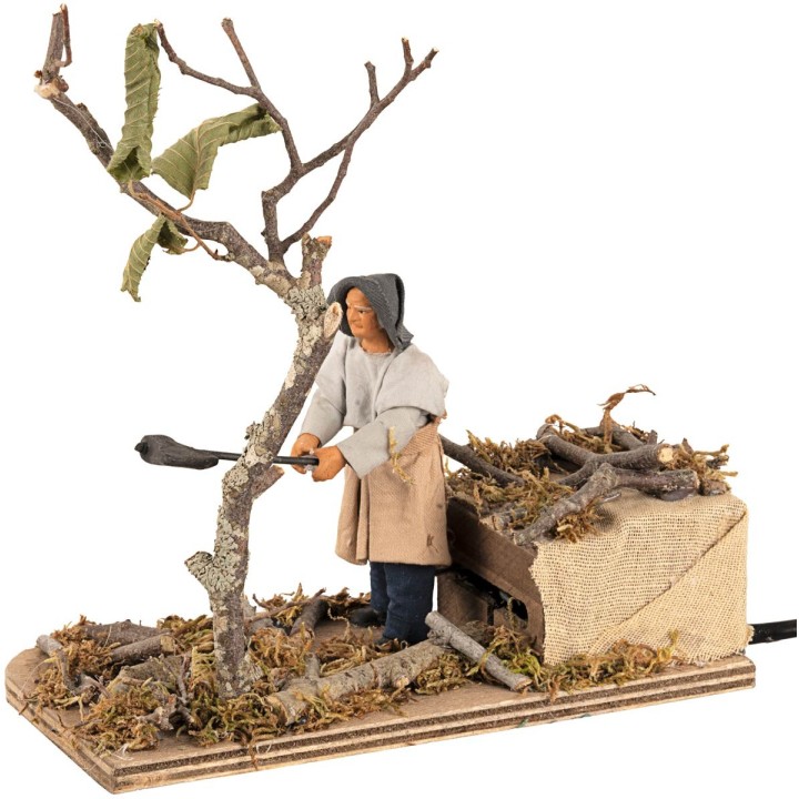 Moving tree chopper 10 cm