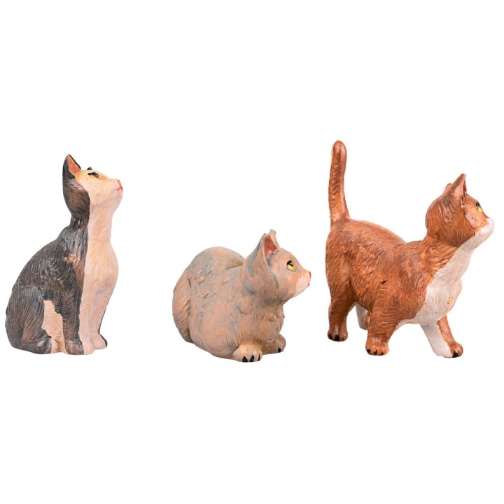 Set tre gatti per presepe serie 30 cm Fontanini