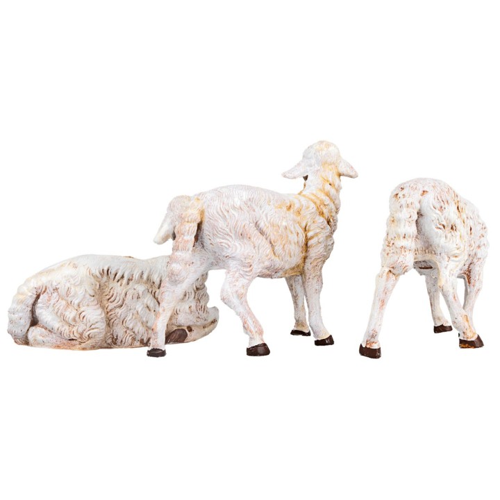 Set three sheep for presepe series 30 cm Fontanini