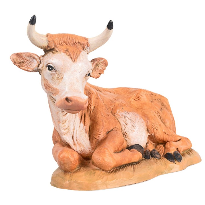 Bue seduto serie 30 cm Fontanini