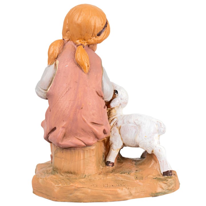 Girl with lamb series 30 cm Fontanini