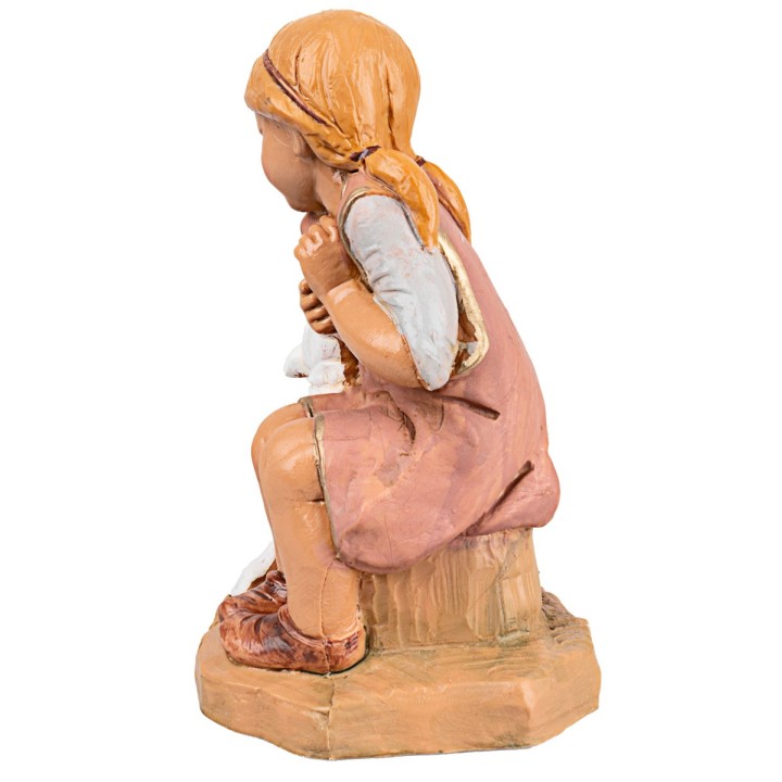Niña con cordero serie 30 cm Fontanini