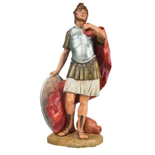 Soldato con scudo 30 cm Fontanini