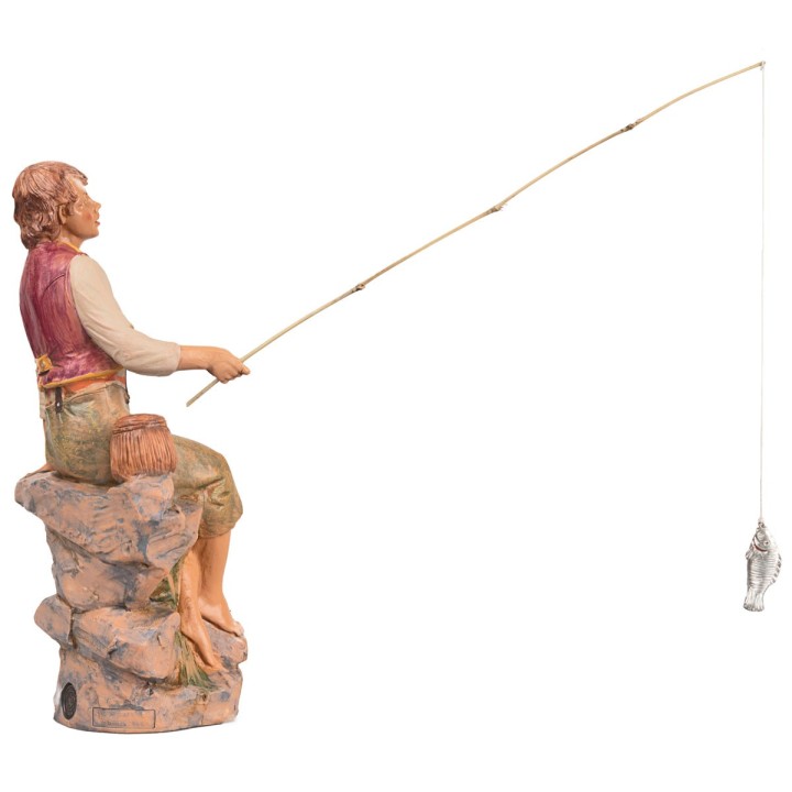 Pescatore seduto serie 30 cm Fontanini