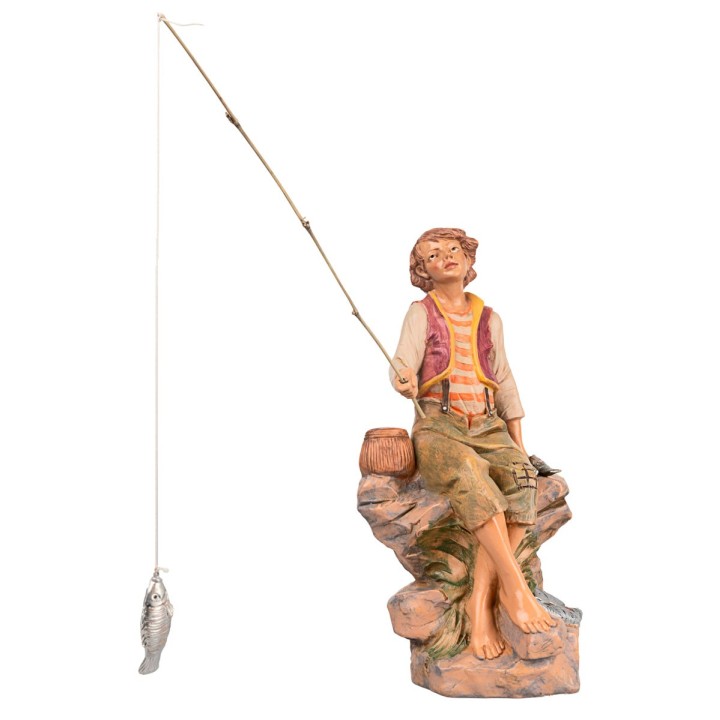 Fisherman sitting series 30 cm Fontanini