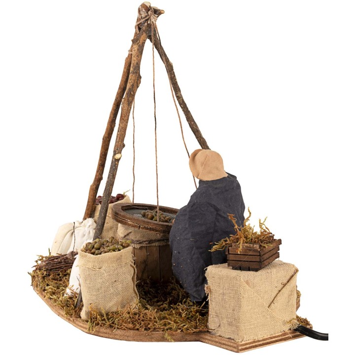 Hombre con tamiz en movimiento 12 cm
