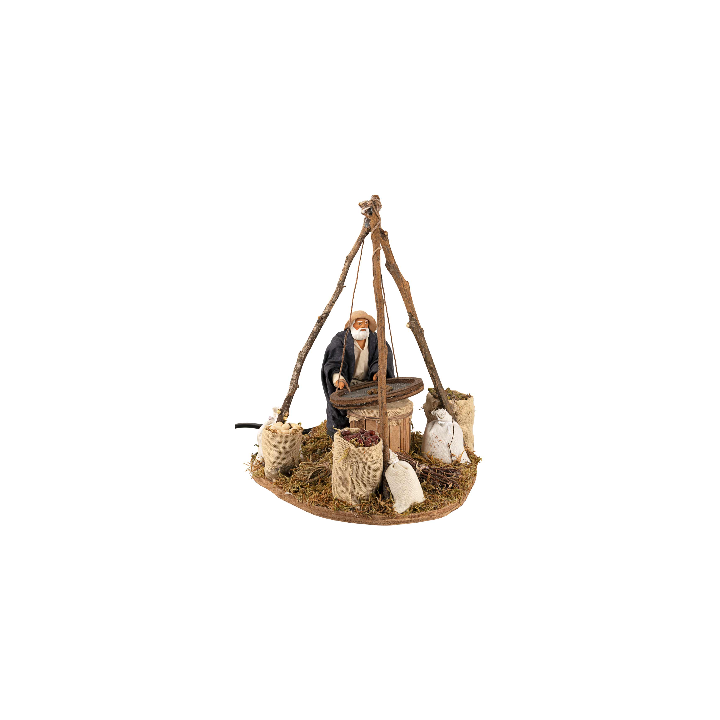 Hombre con tamiz en movimiento 12 cm