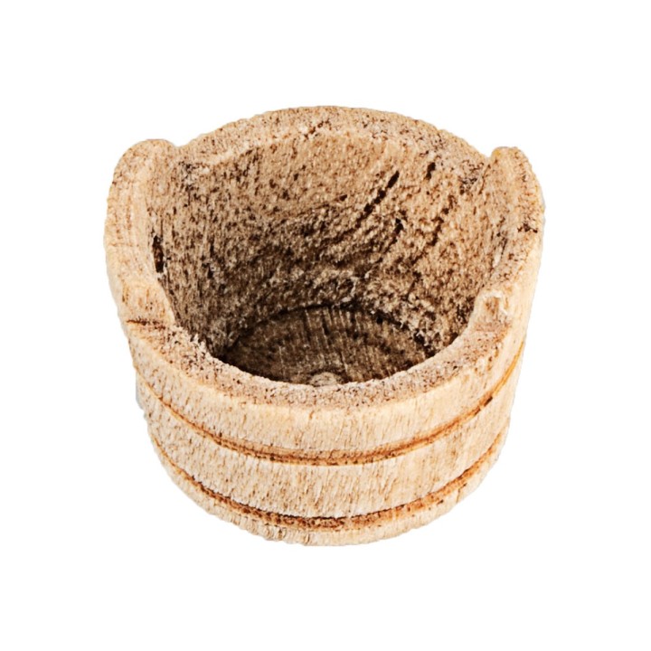 Wooden tub with handles ø 2 cm