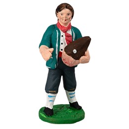 10 cm Painted Terracotta Delicatessen Owner