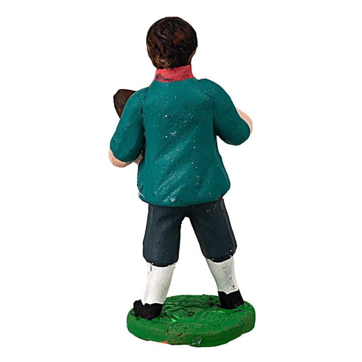 Charcutero 10 cm en terracota pintada