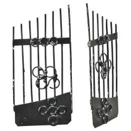 Puerta de metal abatible cm 10,5x11 h