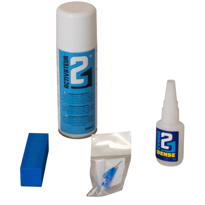 Kit cola cianoacrilato denso Colle21 gr 21 + activador en spray