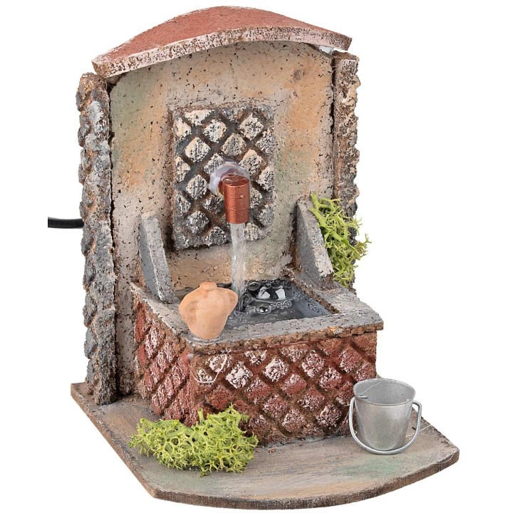 Working cork fountain cm 10.5x16x15 h