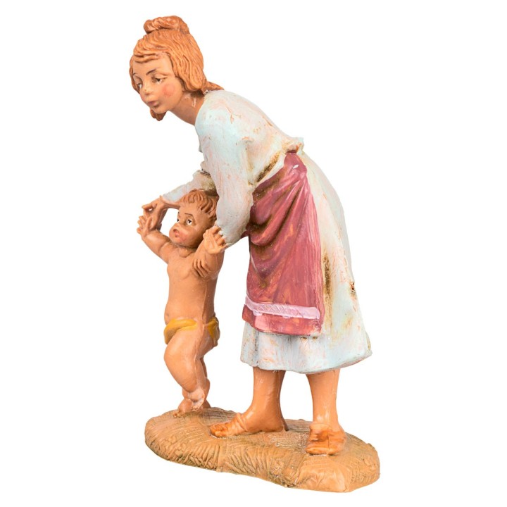Mum with child 10 cm Fontanini